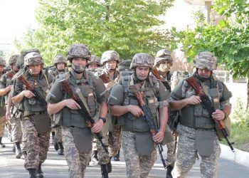 Шымкентте әскери бөлімдердің жауынгерлік дайындығы пысықталды