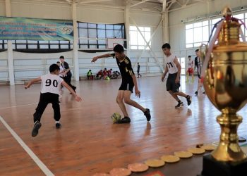 Әскерилер балаларға арналған мерекелік сайыс ұйымдастырды