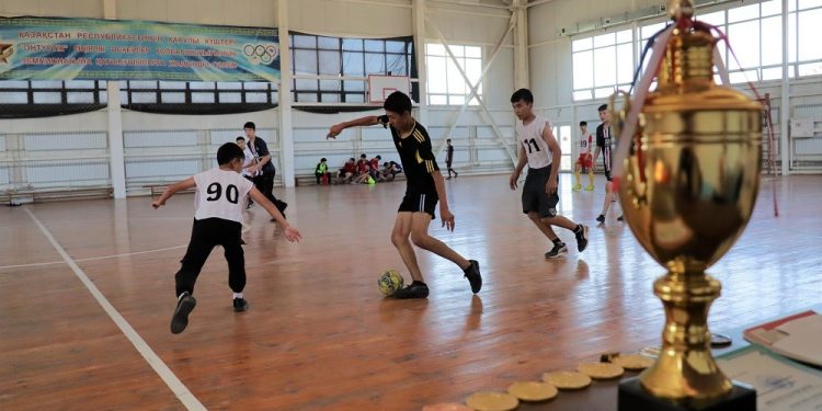 Әскерилер балаларға арналған мерекелік сайыс ұйымдастырды