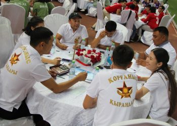 Түркістан : Әскери қызметшілер «OIQAZAN» зияткерлік ойынына қатысты