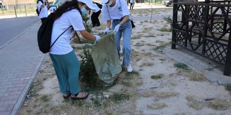 Шымкентте «Таза қала» акциясы бойынша тазалық жұмыстары жүргізілуде
