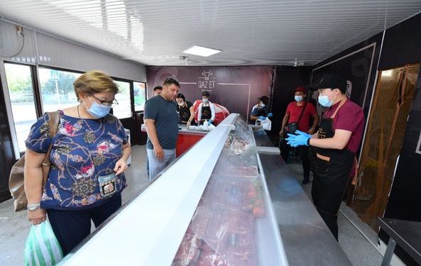 Шымкентте әлеуметтік дүкендер саны артуда