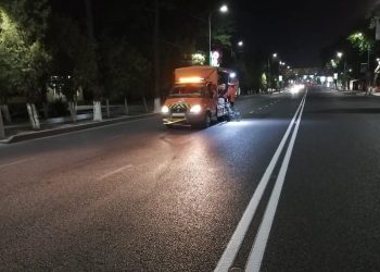 Шымкентте жол белгілері жаңартылды