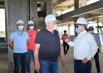 Шымкент әкімі әуежайдың жаңа терминал құрылысының барысын тексерді
