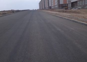 «Тұран» шағынауданында 13 көшенің құрылысы қарқынды жүргізілуде
