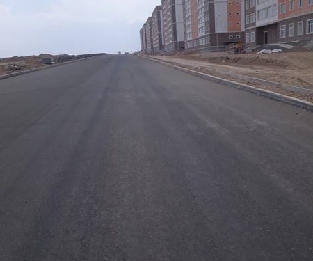 «Тұран» шағынауданында 13 көшенің құрылысы қарқынды жүргізілуде