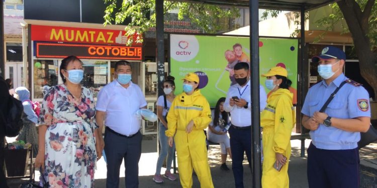 Абай ауданында карантиндік шектеу шараларын күшейту жұмыстары жүргізілді