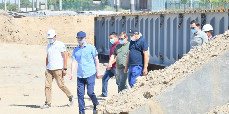 Шымкент әкімі құрылыс нысандарын аралады