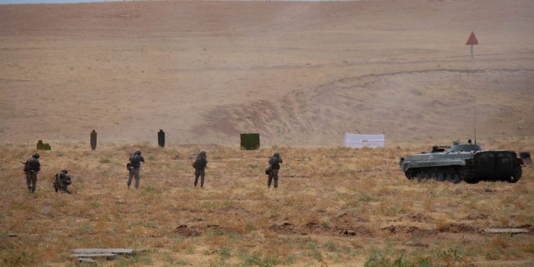 Түркістан облысындағы полигонда нұсқаулық-әдістемелік сабақ өтті