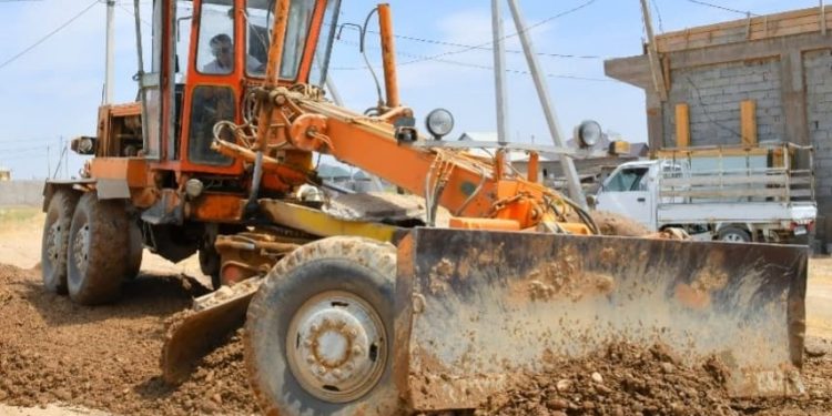 Еңбекші ауданында 21 көшеге шағал тас төселді