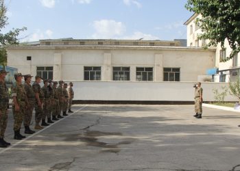 Шымкентте офицерлер құрамы аттестациядан өтуде