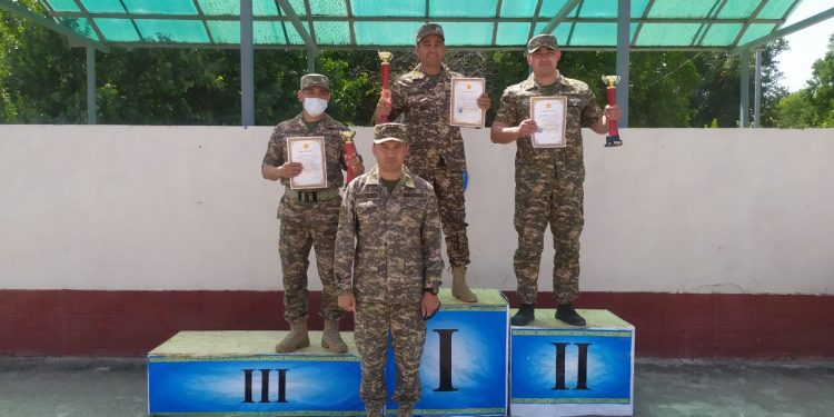 «Оңтүстік» өңірлік қолбасшылығында әскери үшсайыс жеңімпаздары анықталды