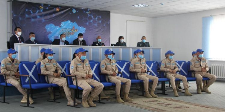 Түркістан облысының жастары «Айбын-2021» әскери патриоттық жиынына қатысуда