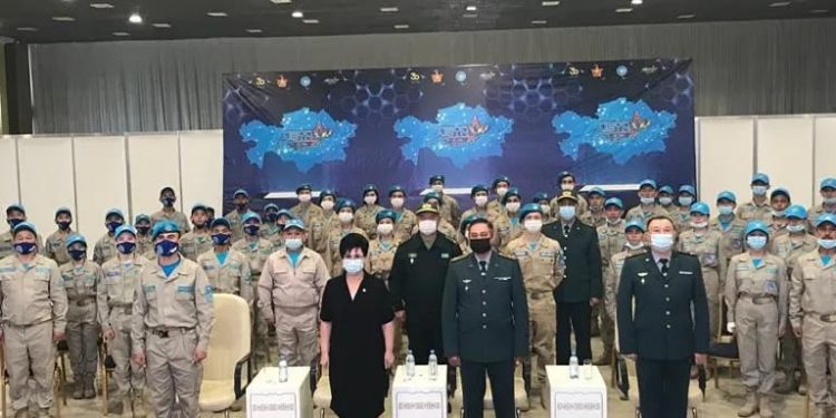 Шымкен қаласының жастары «Айбын-2021» әскери патриоттық жиынына қатысуда