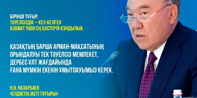 Елдіктің жеті тұғыры: Болашаққа бағдар