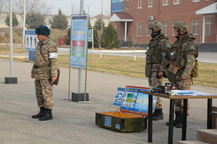 Шымкенттің әскерилері диверсияға қарсы қауіпсіздігін пысықтады