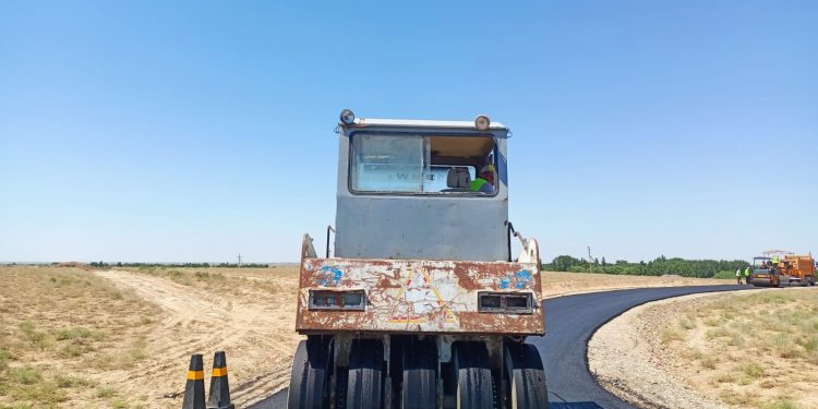 Сауран ауданында 7 көше жөндеуден өтті