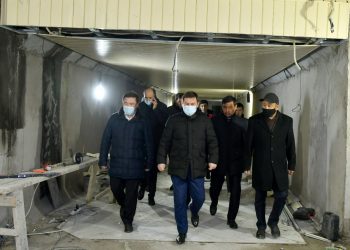 Шымкент : Жаяу жүргіншілер өтетін тоннель құрылысы жүргізілуде