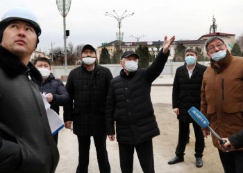 Таразда қалпына келтіру жұмыстары қарқынды жалғасуда