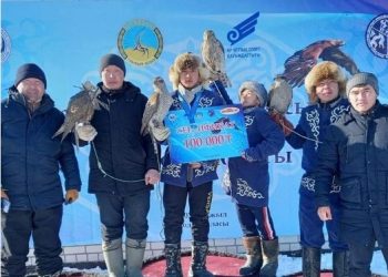 Түркістан облысының құсбегілері 2 алтын, 1 күміс медаль олжалады