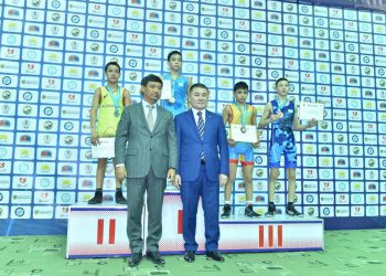 Шымкентте күрес түрлерінен ел біріншілігінің салтанатты ашылу рәсімі өтті