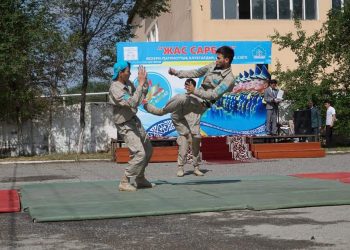 Түркістан облысында «Жас сарбаз» слеті өтті
