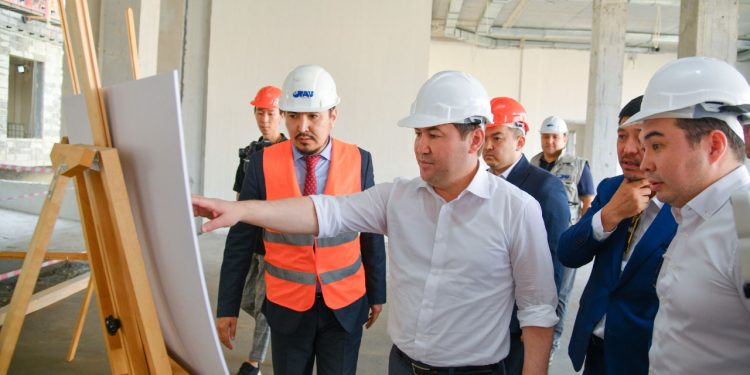 Қала әкімі «ALAN» халықаралық мектебінің құрылысымен танысты