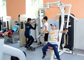 Түркістан: Қазығұртта спорт кешені пайдалануға берілді