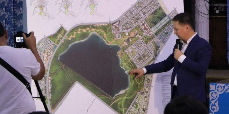 Түркістан: Кентау қаласында құрылыс жұмыстары қарқын алады