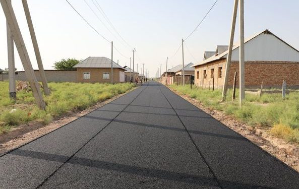 Түркістан: Сарыағашта жол жөндеу жұмыстары қарқынды