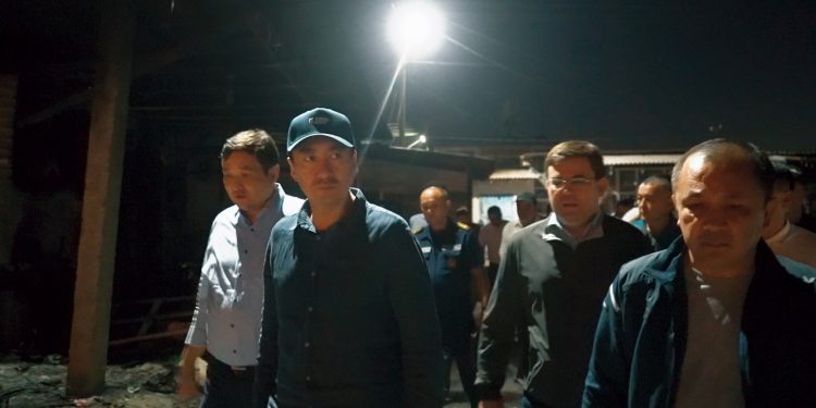 Жетісайда базарды қайта қалпына келтіру жұмыстары қарқынды жүруде