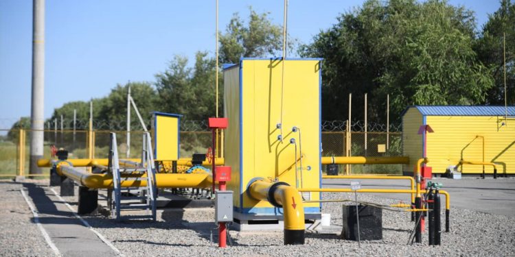 Түркістан: Сауранда 7 ауылды газбен қамтитын АГТС іске қосылды