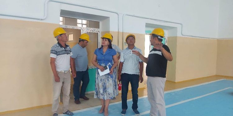 Түркістанда 2 мектеп күрделі жөндеуден өткізіліп жатыр