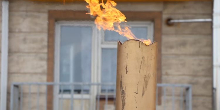 Түркістан: Кентауда алғашқы көпқабатты үйлер газға қосылды