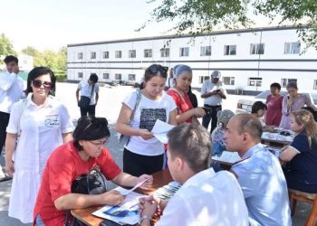 ШЫМКЕНТЕ ПРОШЕЛ ИНФОРМАЦИОННЫЙ КАРАВАН ДЛЯ МОЛОДЕЖИ