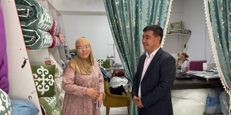 Басқарма басшысы жігерлі жастардың жұмысымен танысты