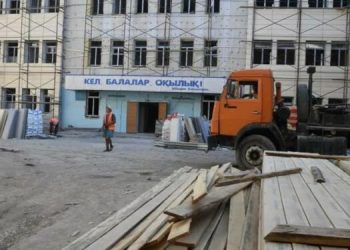 Шымкент : А.Байтұрсынов атындағы №50 мектеп-гимназиясының  құрылысы жақында аяқталады