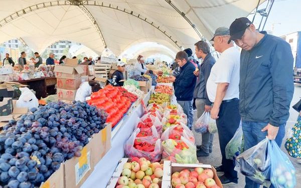 ТҮРКІСТАН ОБЛЫСЫНЫҢ ӨНІМДЕРІ НҰР-СҰЛТАНДА САУДАЛАНУДА