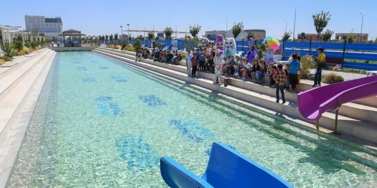 ТҮРКІСТАН: БАЛАЛАРҒА АРНАЛҒАН БАССЕЙН АШЫЛДЫ