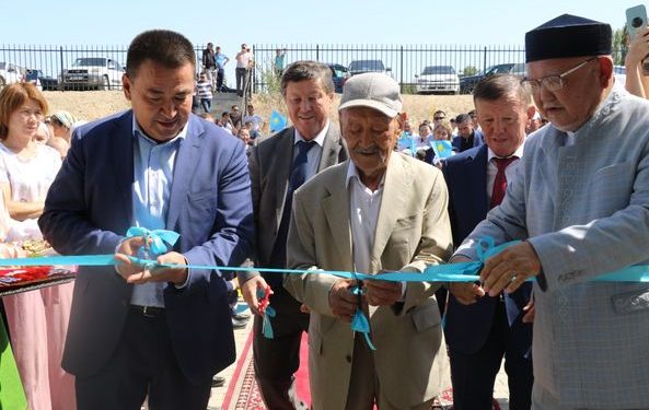 ТҮЛКІБАС АУДАНЫНДА ЖАҢА МЕКТЕП ПАЙДАЛАНУҒА БЕРІЛДІ