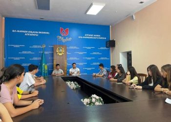 В ШЫМКЕНТЕ СОСТОЯЛАСЬ ВСТРЕЧА С АКТИВНОЙ МОЛОДЕЖЬЮ АЛЬ-ФАРАБИЙСКОГО РАЙОНА