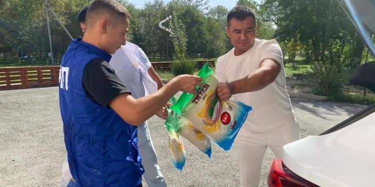 ТҮРКІСТАН: ҚОСТАНАЙҒА ГУМАНИТАРЛЫҚ КӨМЕК ҚАБЫЛДАУ БАСТАЛДЫ
