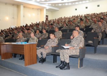 Шымкент : Әскерилерге Президент жолдауы түсіндірілді