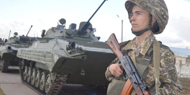 Қарулы күштердің мерзімді қызметтегі әскери қызметшісі мемлекеттік наградаға ие болды