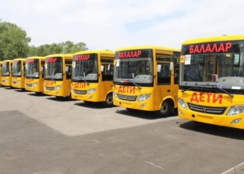 ТҮРКІСТАН: МЕКТЕП ОҚУШЫЛАРЫ ҮШІН 101 ЖАҢА АВТОБУС
