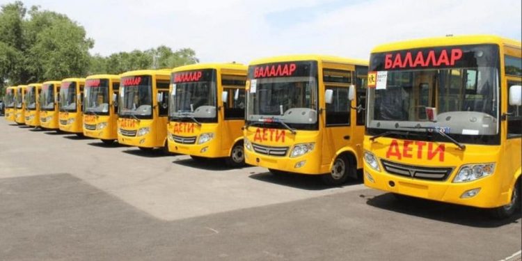 ТҮРКІСТАН: МЕКТЕП ОҚУШЫЛАРЫ ҮШІН 101 ЖАҢА АВТОБУС