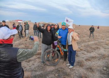 «ҰЛЫ ДАЛА ЖОРЫҒЫ» МАРАФОН БӘЙГЕСІНЕ ҚАТЫСУШЫЛАР СОЗАҚ ТӨРІНЕН ТҮРКІСТАНҒА БАҒЫТ АЛДЫ