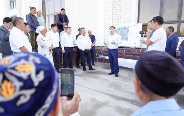 ШЫМКЕНТТЕГІ «КӨКБҰЛАҚ» ЕЛДІМЕКЕНІН ИНФРАҚҰРЫЛЫММЕН ҚАМТУ ЖАЛҒАСУДА