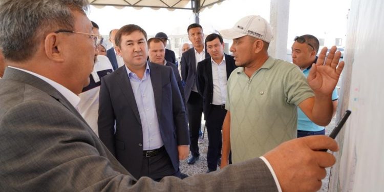 ШЫМКЕНТ: ҚАЙНАРБҰЛАҚТА ИНФРАҚҰРЫЛЫМ ЖҰМЫСТАРЫ  ҚАРҚЫН АЛҒАН