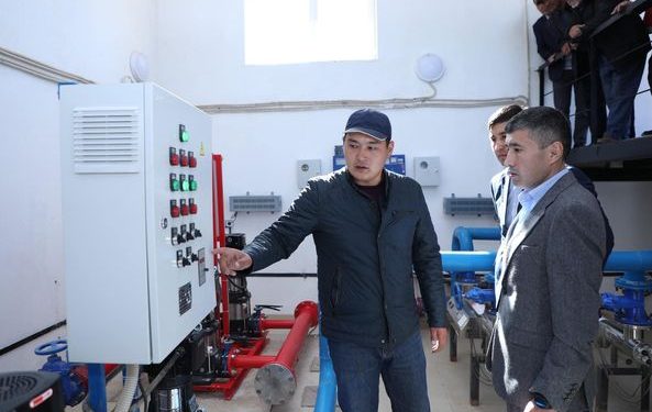 Түркістан: Шалғайдағы ауылға таза ауыз су беріле бастады